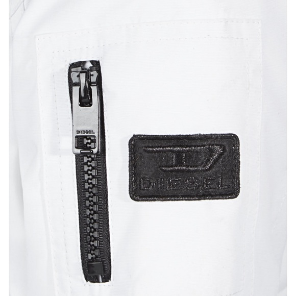 Diesel Big Girls Hooded Parka with Faux Fur Trim - Picture 4 of 4